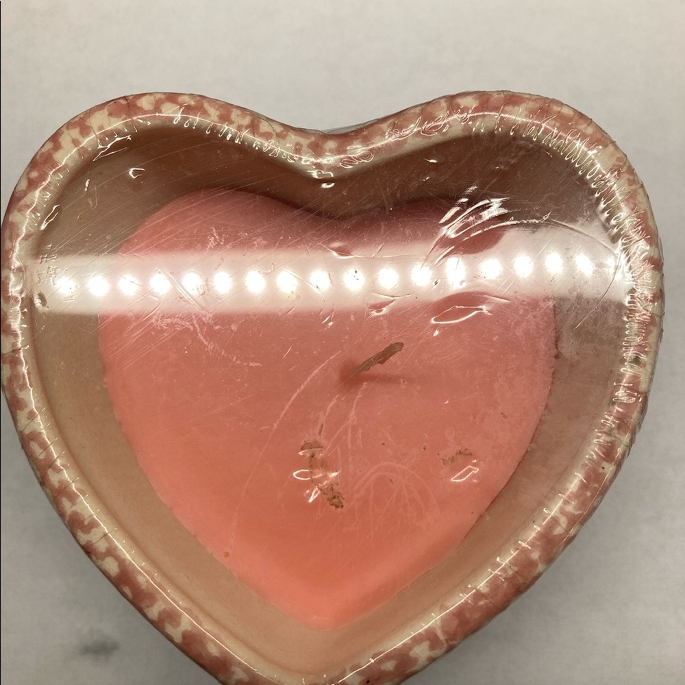 Heart shaped candle